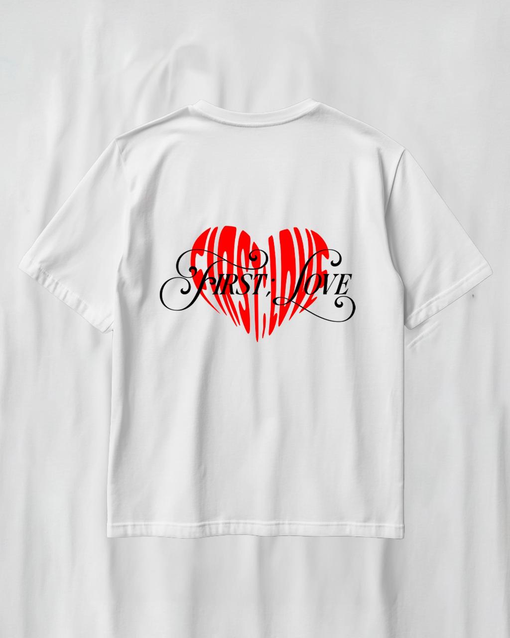 Polera blanca First Love