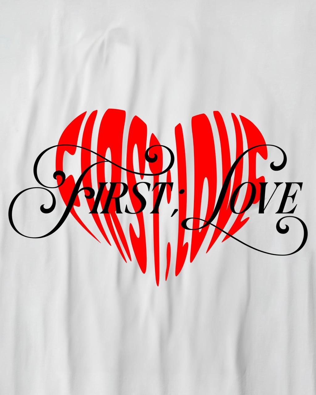 Polera blanca First Love