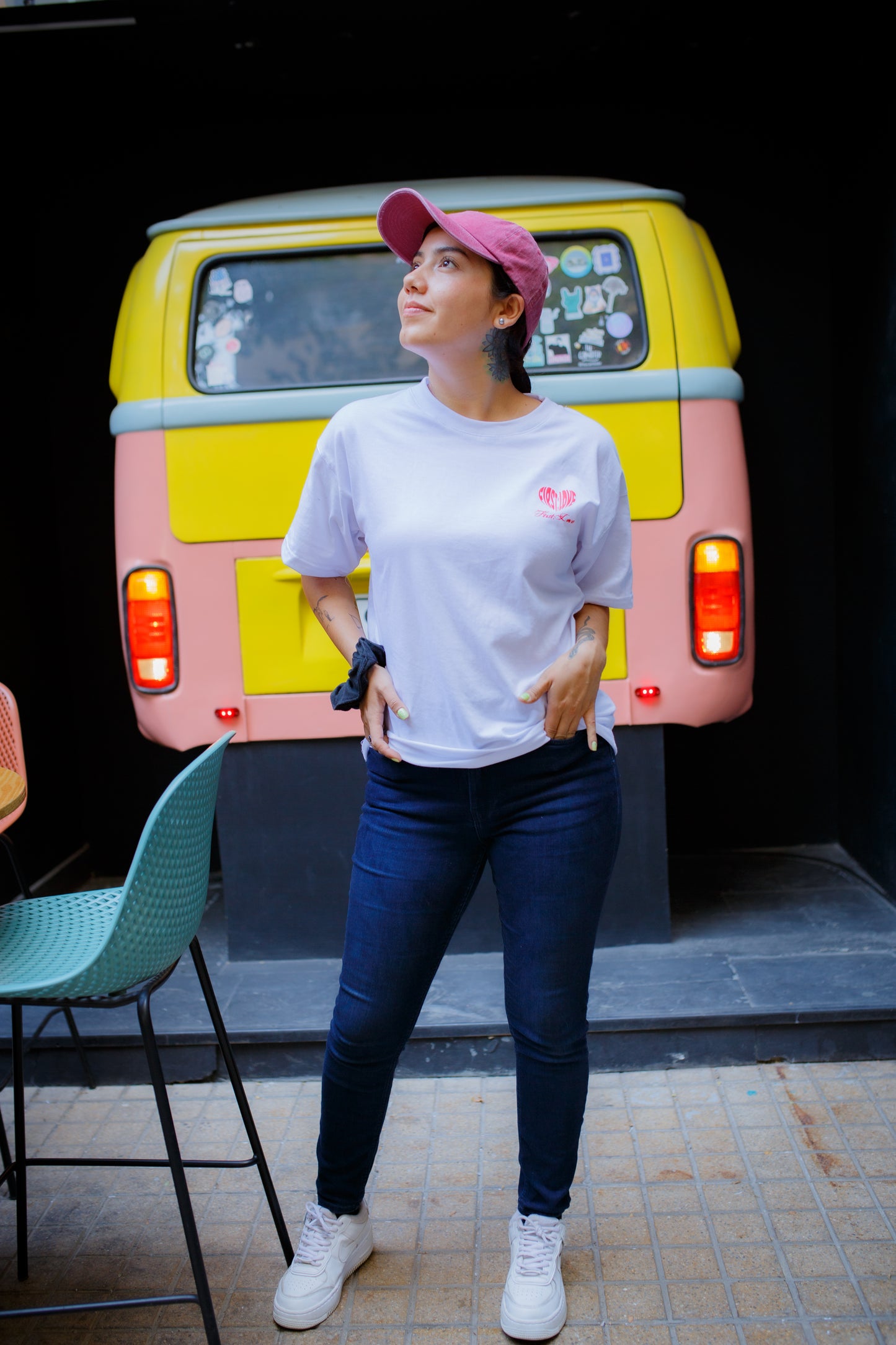 Polera blanca First Love