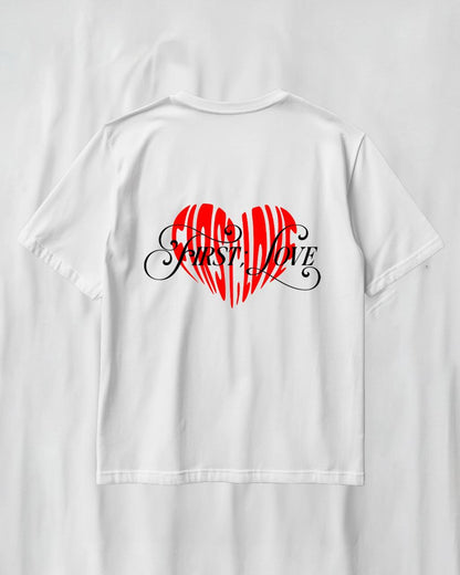 Polera blanca First Love