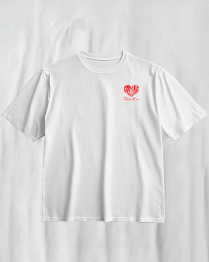 Polera blanca First Love