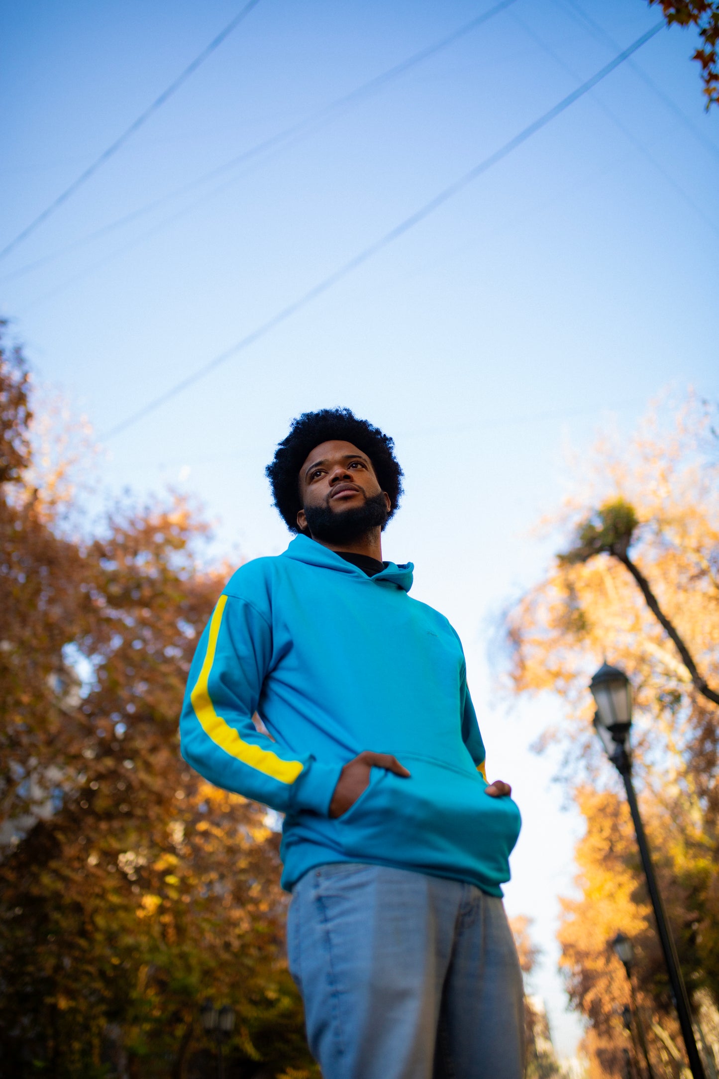 Poleron FLOW Classic Cian