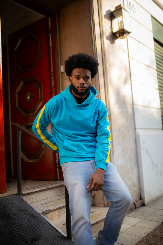 Poleron FLOW Classic Cian