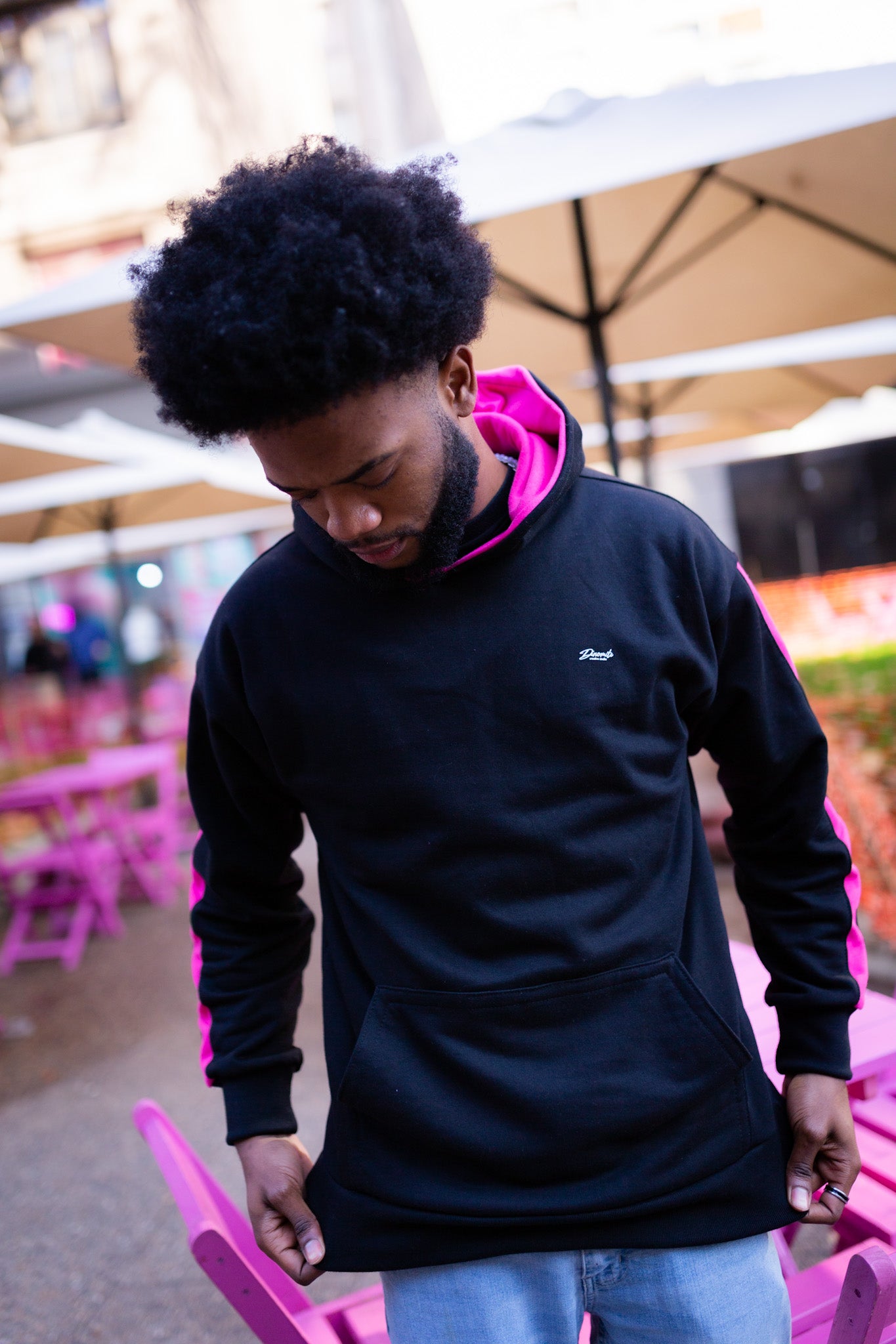 Poleron FLOW Classic Black Magenta